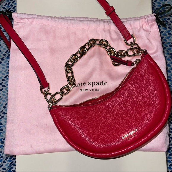 EUC KATE SPADE SMILE SMALL CROSSBODY/SHOULDER BAG - Picture 2 of 5